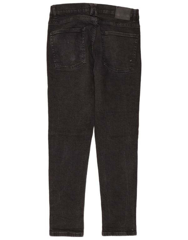 Zara Ανδρικό Slim Jeans EU 44 Large W34 L30 Μαύρο βαμβακερό