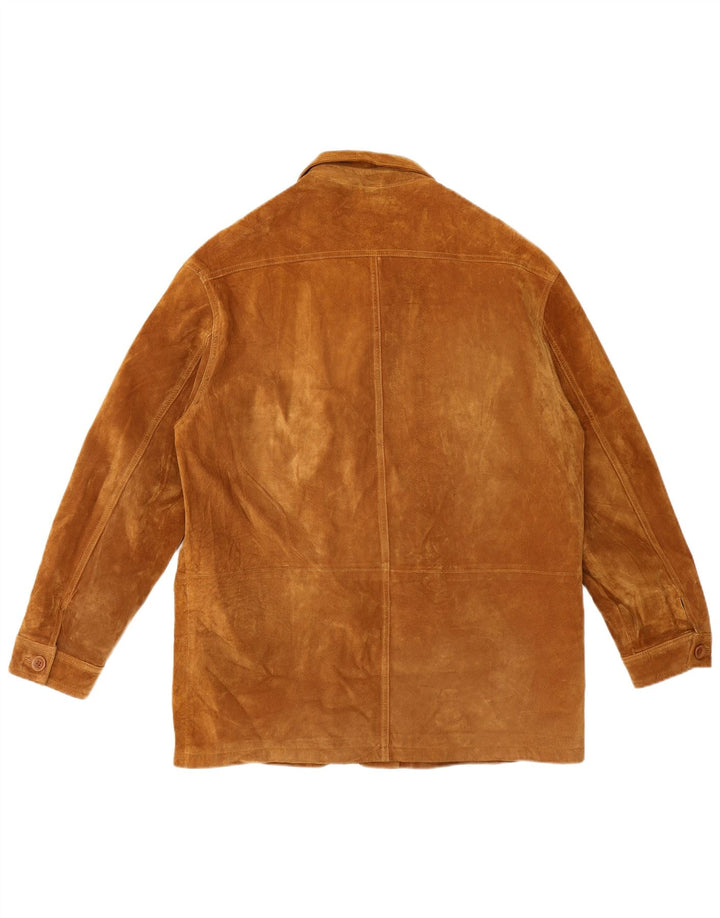 Jet Plane Ανδρικό Suede Jacket IT 50 Large Beige Leather