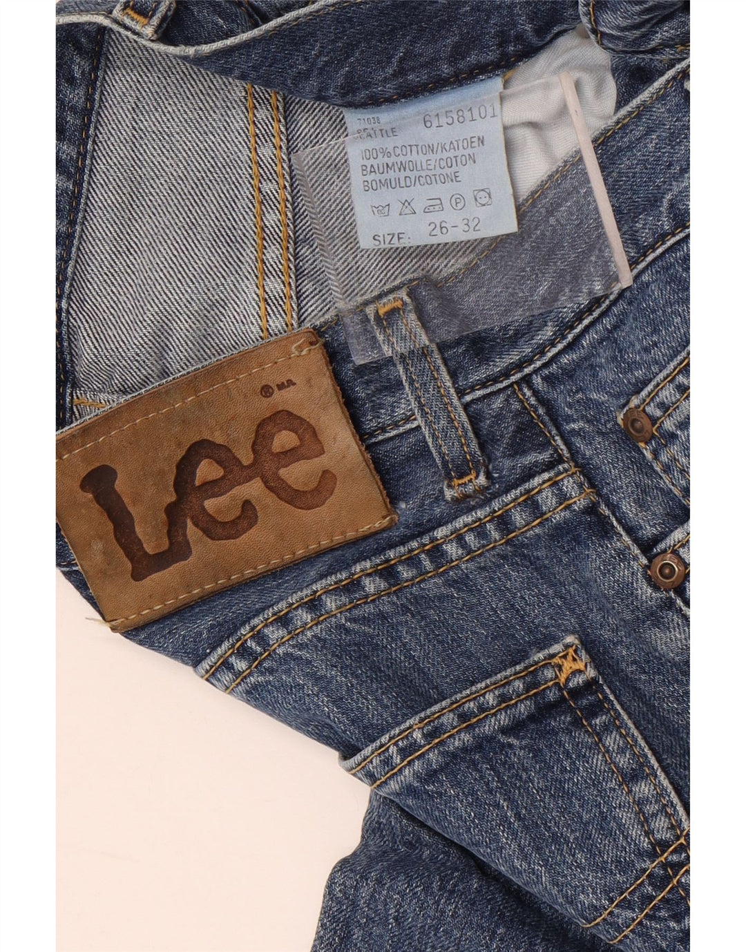 Γυναικείο ίσιο τζιν Lee W26 L32 Μπλε βαμβακερό