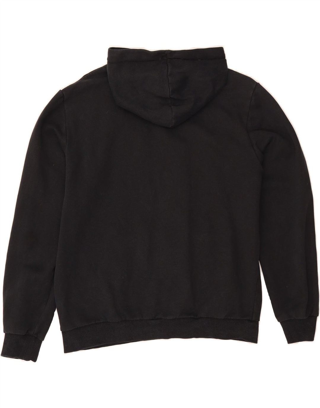 PUMA Mens Graphic Hoodie Jumper Medium Black Cotton Vintage Puma and Second-Hand Puma from Messina Hembry 
