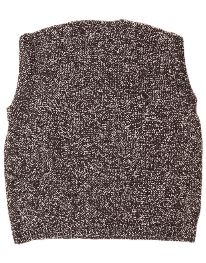 Zara ανδρικό γιλέκο Tank Top Small Black Flecked Polyacrylic