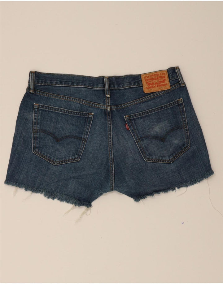 LEVI'S Womens 527 Denim Hot Pants W36 XL Blue Cotton Vintage Levi's and Second-Hand Levi's from Messina Hembry 