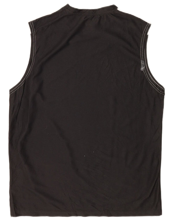 Ανδρικό γιλέκο Reebok Top Medium Black Colourblock Πολυεστέρας