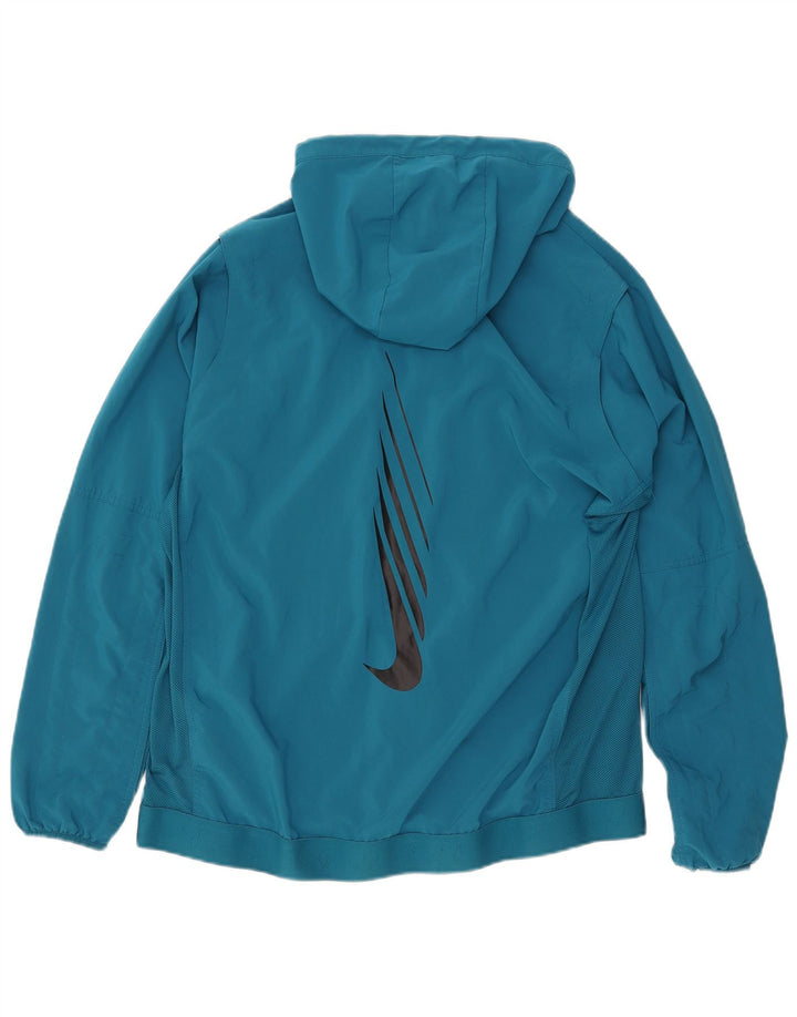 Μπουφάν NIKE Ανδρική φόρμα Dri Fit Graphic Standard Fit Top Jacket Medium Blue