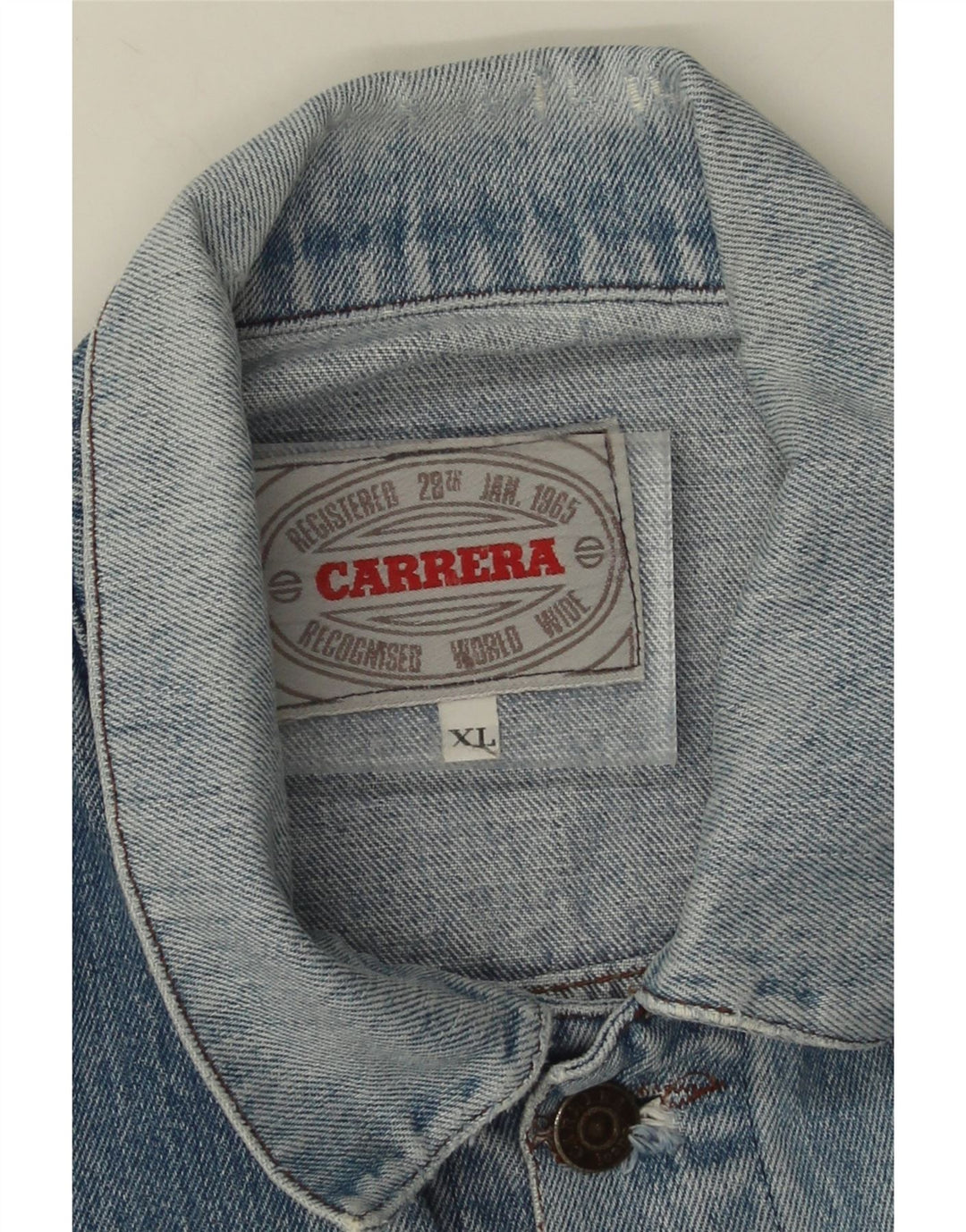 Carrera Γυναικείο Τζιν Μπουφάν UK 42 XL Μπλε