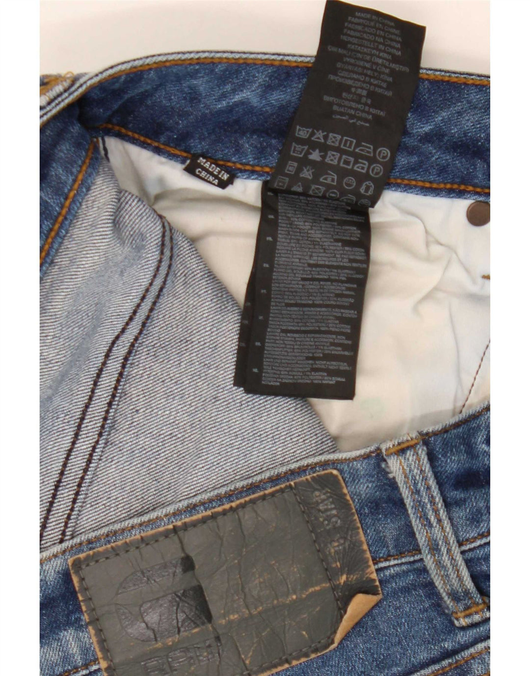 G-Star Ανδρικό Τζιν Revend Straight W34 L32 Μπλε βαμβακερό