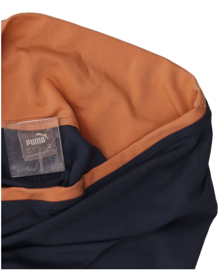 Γυναικεία γραφικά κολάν PUMA UK 4 XS Navy Blue