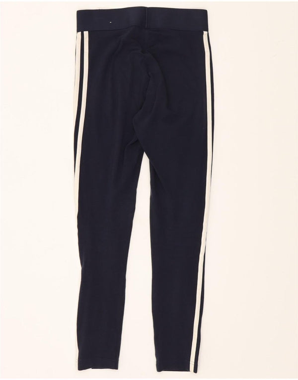 Γυναικείο κολάν Adidas UK 4/6 XS Navy Blue Cotton