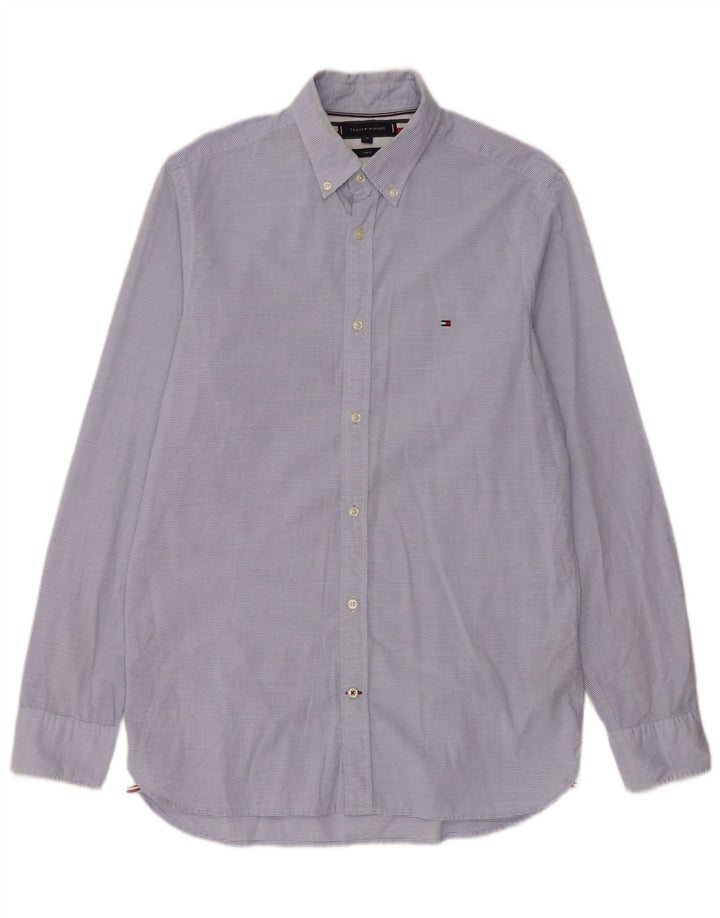 Ανδρικό πουκάμισο Tommy Hilfiger Slim Fit Βαμβακερό με μεσαίο μπλε ρίγες