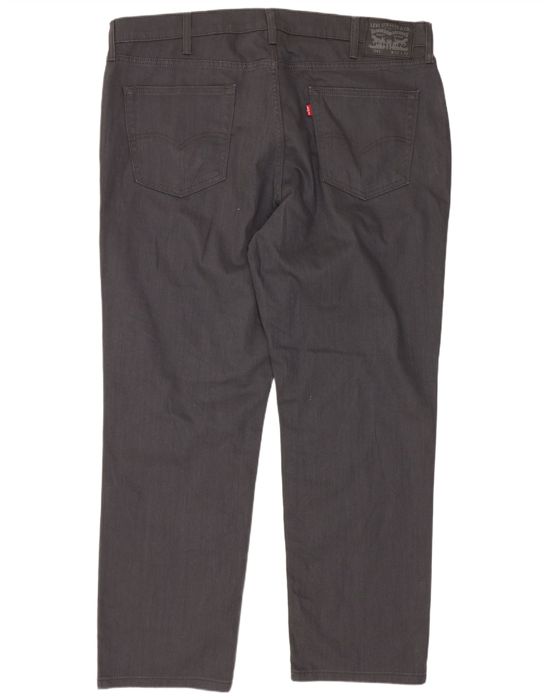 Levi's Mens 541 Athletic Tapered Jeans W42 L32 Γκρι βαμβακερό
