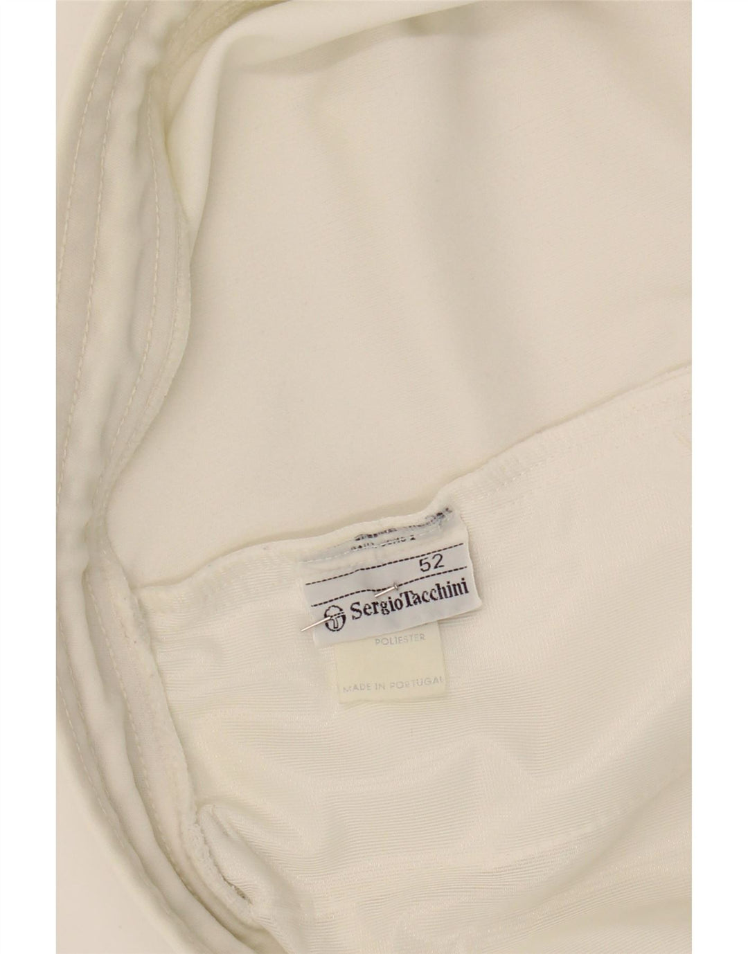 SERGIO TACCHINI Womens Sport Shorts IT 52 2XL  White Polyester Vintage Sergio Tacchini and Second-Hand Sergio Tacchini from Messina Hembry 