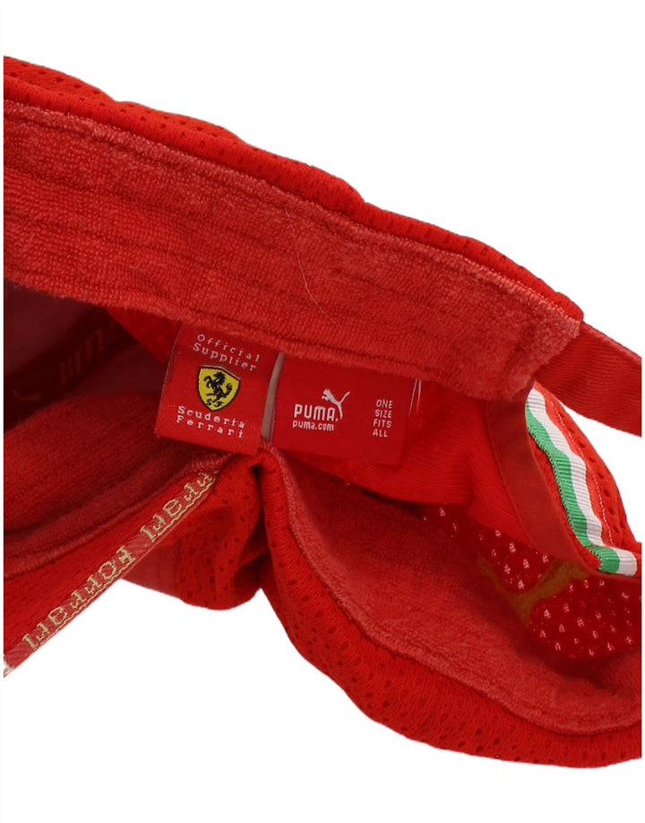 Ανδρικό γραφικό καπέλο μπέιζμπολ Puma, ανδρικό, κόκκινο χρώματος Ferrari
