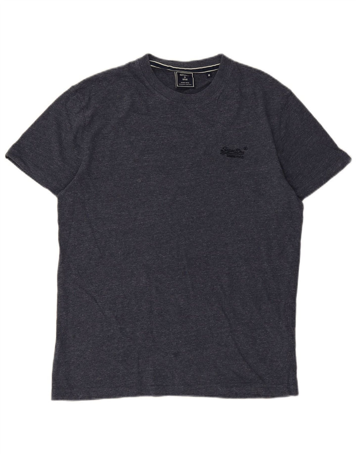 Ανδρικό T-Shirt Superdry Τοπ μεσαίου μπλε βαμβακερό