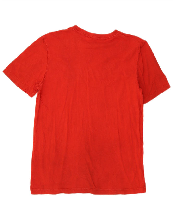 Ανδρικό γραφικό T-Shirt Adidas Top Μεσαίο κόκκινο βαμβακερό