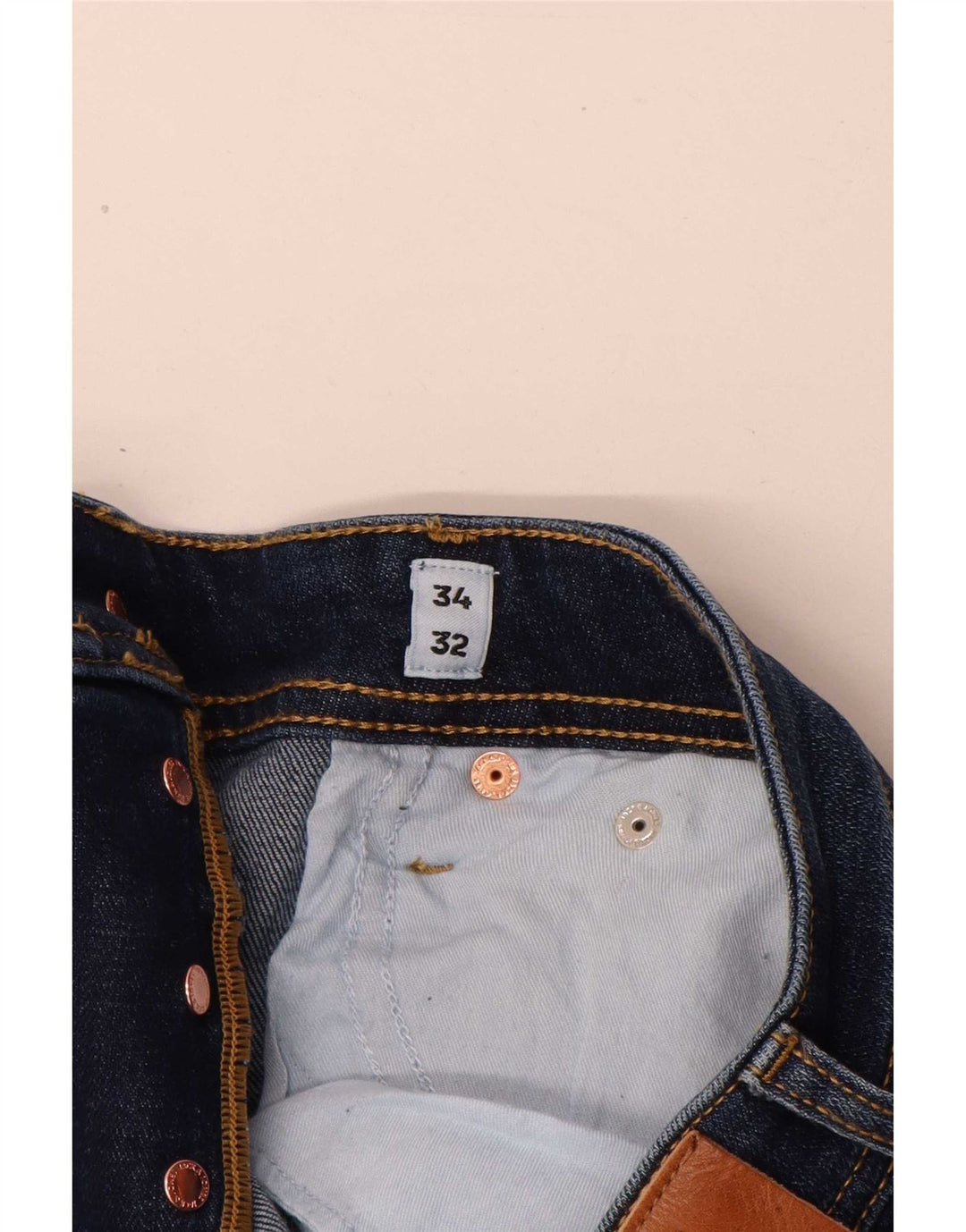 Jack & Jones Ανδρικό Slim Jeans W34 L32 Μπλε βαμβακερό