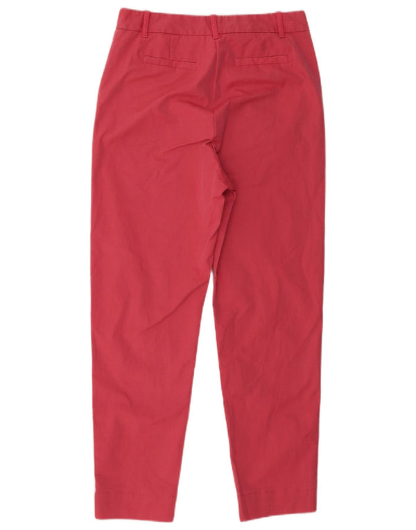 Marks & Spencer Γυναικείο κωνικό παντελόνι Chino UK 10 Small W28 L27 Pink