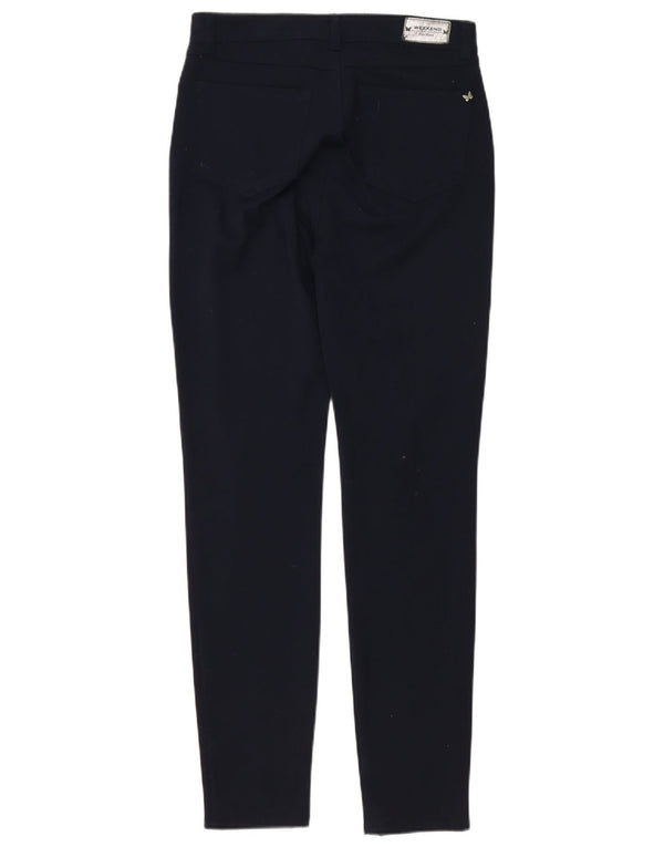 Max Mara Γυναικείο Slim παντελόνι Chino UK 6 XS W26 L30 Navy Blue Polyester