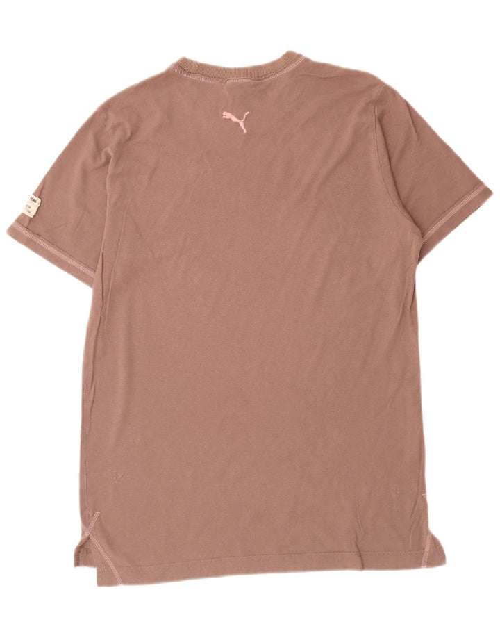 Γυναικείο γραφικό μπλουζάκι Puma Top UK 14 Μεσαίο καφέ