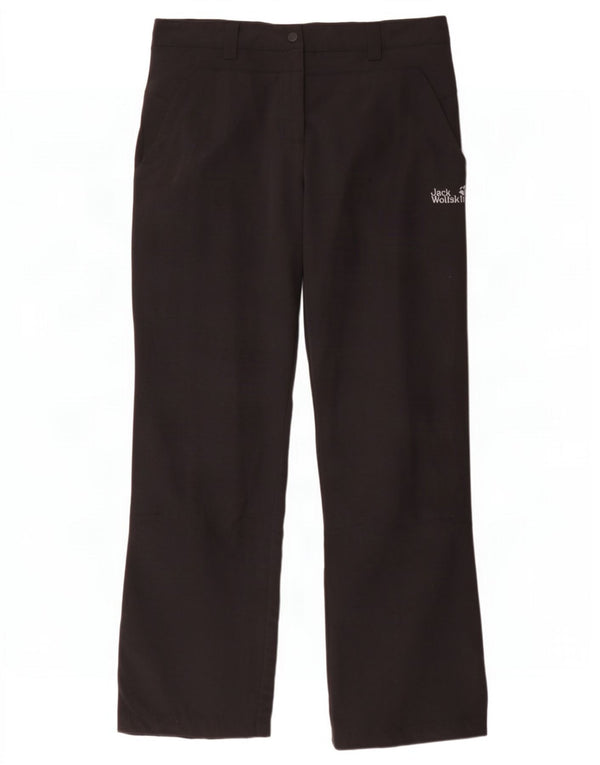 Jack Wolfskin γυναικείο παντελόνι αντιανεμικό UK 12/14 Medium W32 L30 μαύρο