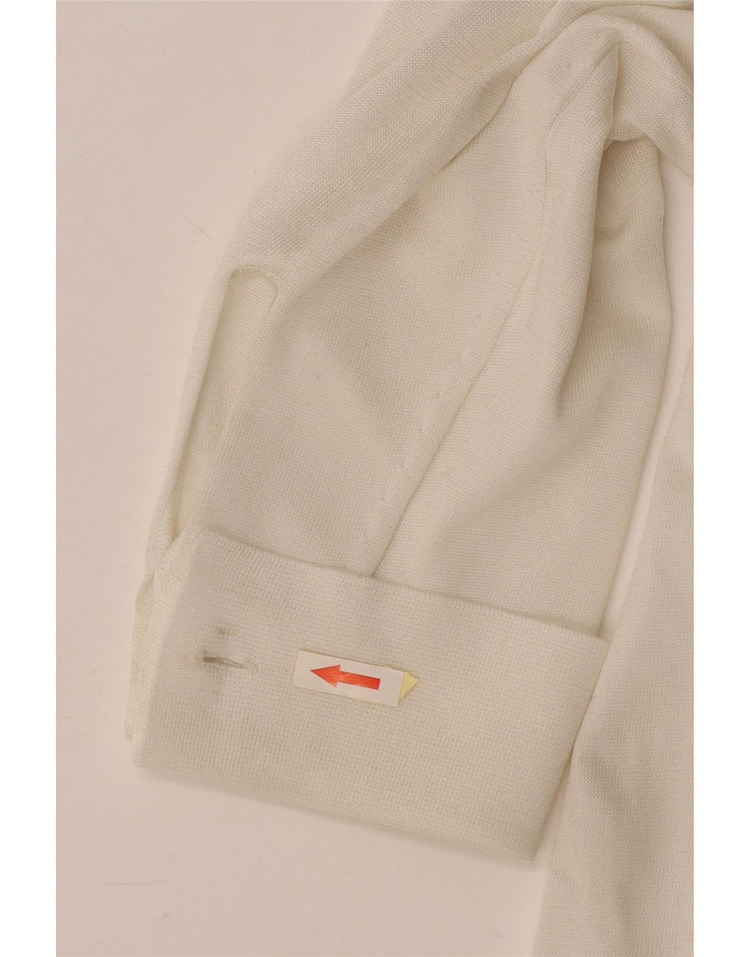 Vintage γυναικεία υπερμεγέθη μακρυμάνικη μπλούζα UK 16 Large White