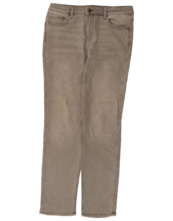 Marks & Spencer Γυναικεία The Sienna Straight Jeans UK 14 Large W34 L31 Grey