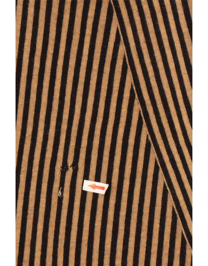 Fendi Γυναικείο Σάλι IT 42 Medium Beige ριγέ Μαλλί Merino Designer