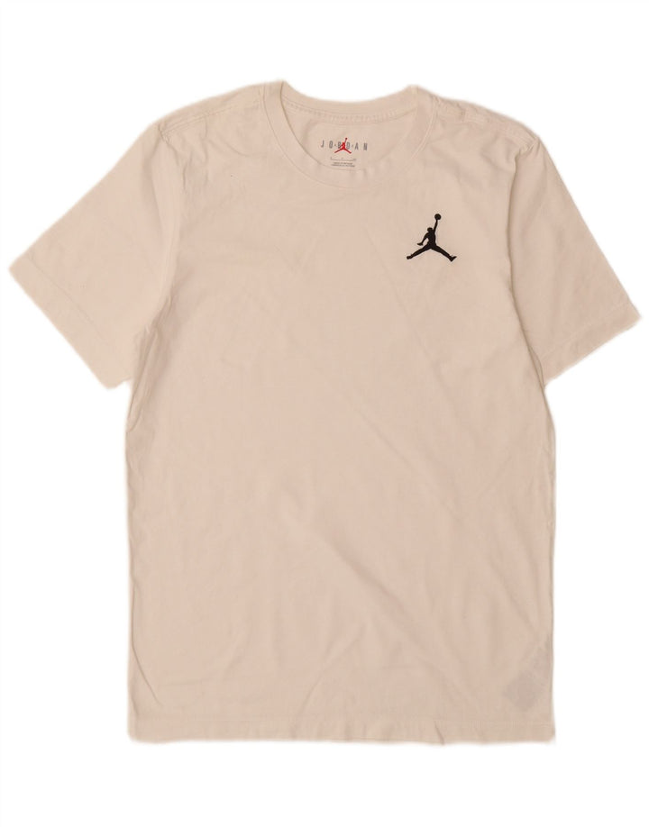 Jordan Ανδρικό T-Shirt Top Μικρό λευκό βαμβακερό