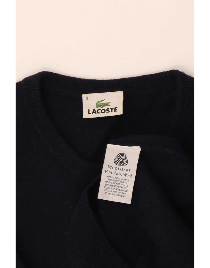 Ανδρικό πουλόβερ Lacoste Crew Neck Jumper Μέγεθος 3 Small Navy Blue New Wool