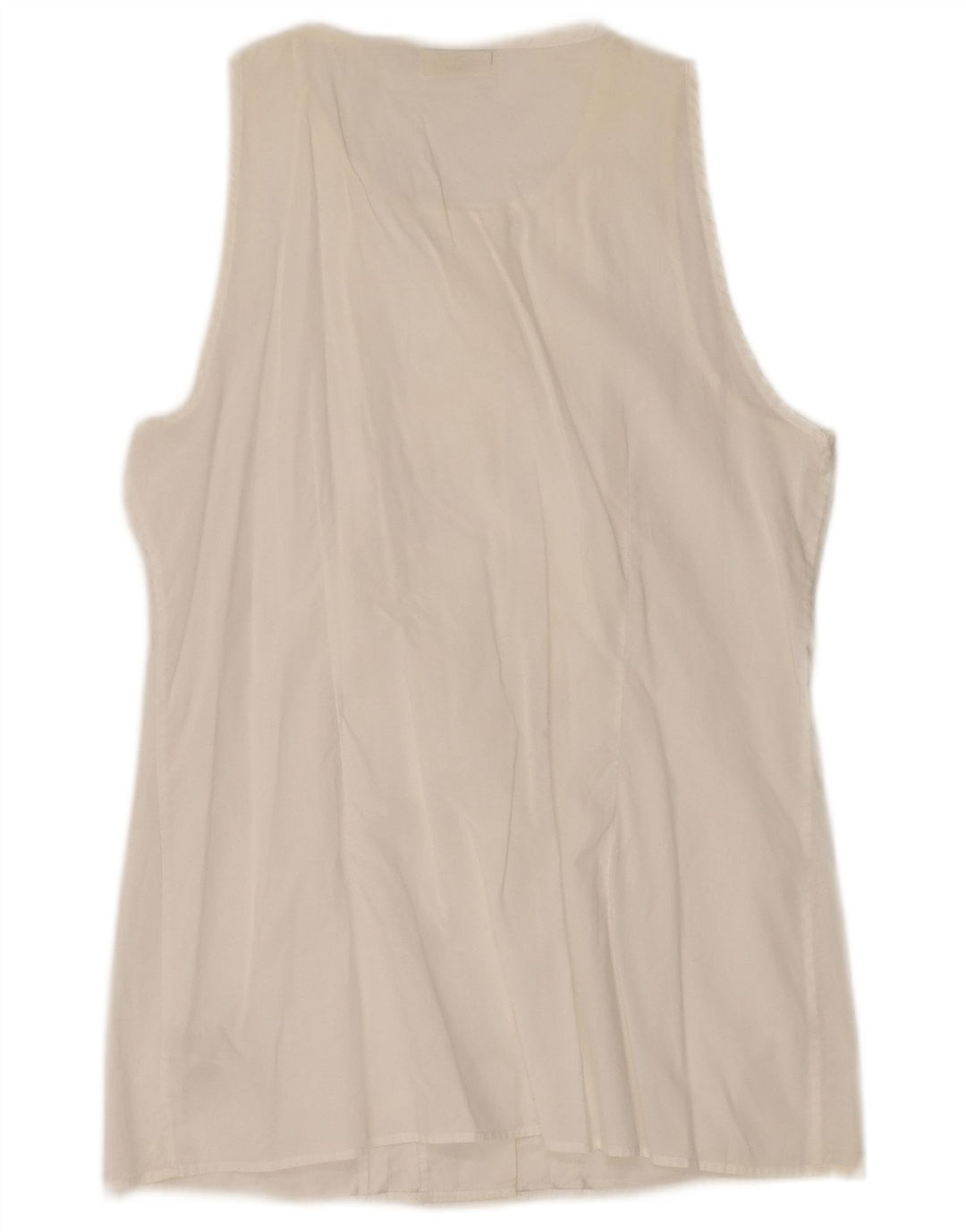 Massimo Dutti Γυναικεία μπλούζα με διπλό στήθος μπλούζα EU 34 2XS Off White Βαμβακερή