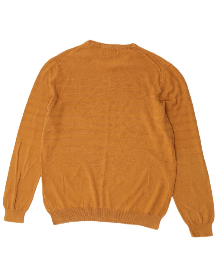 Ανδρικό πουλόβερ Marks & Spencer Blue Harbour Crew Neck Jumper Μεγάλο χρυσό