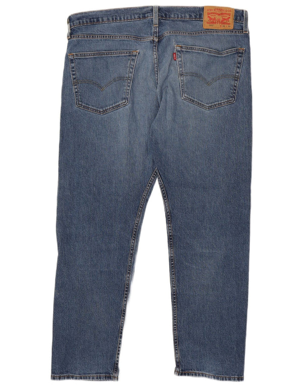 Levi's Mens 502 Tapered Jeans W36 L30 Blue Cotton