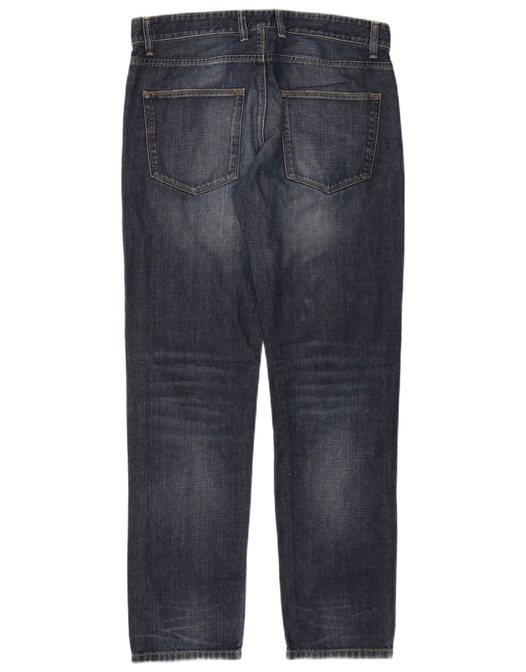 BENETTON Γυναικείο ίσιο τζιν W32 L30 Navy Blue Cotton