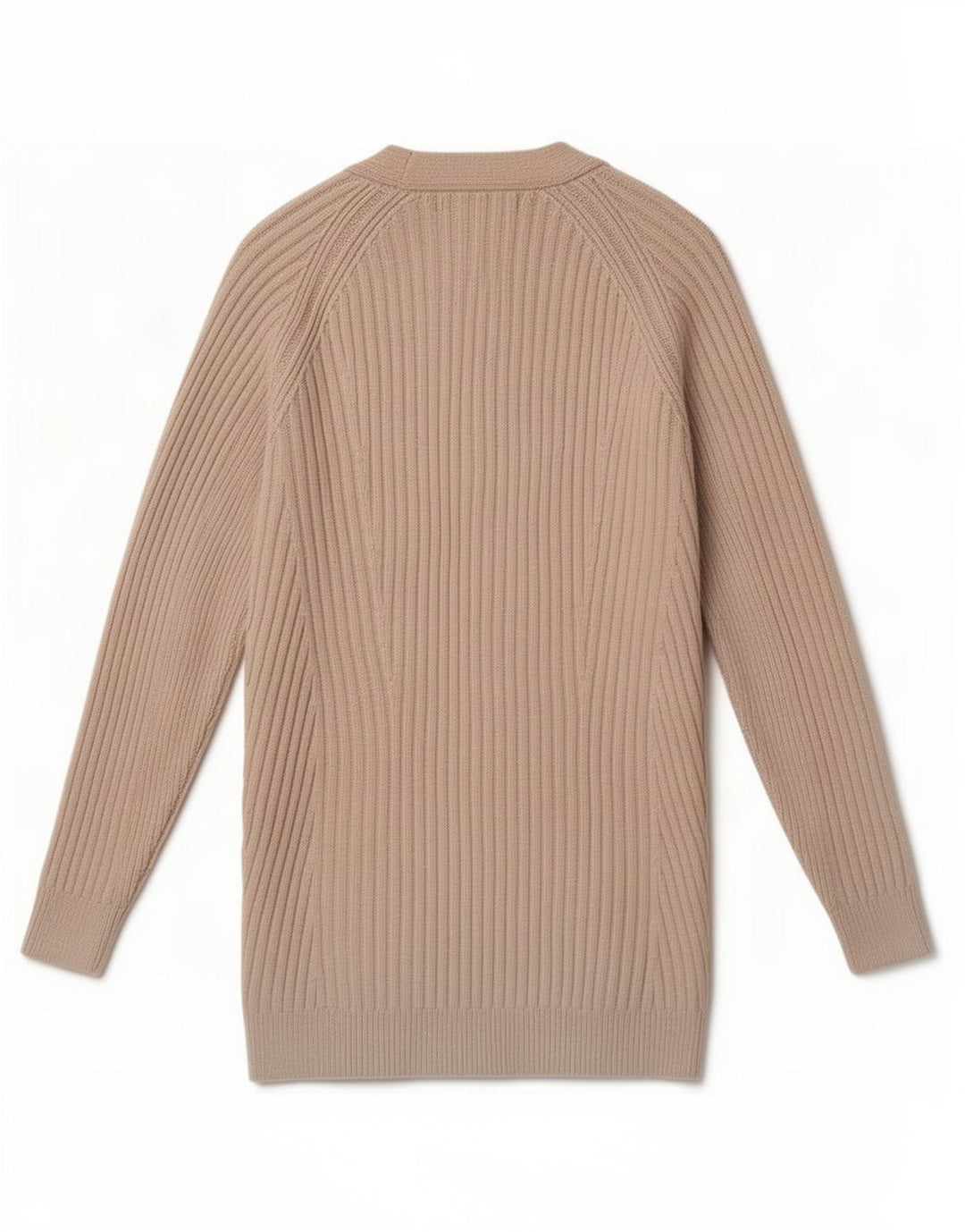 Marks & Spencer Γυναικείο ανοιχτό πουλόβερ ζακέτα UK 10 Small Beige Polyester