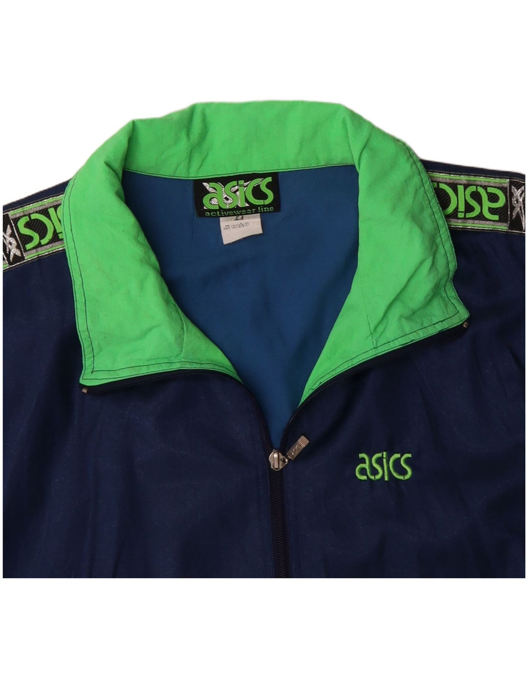 Ανδρική αθλητική φόρμα γραφικών ASICS Top Jacket IT 54 XL Blue Colourblock
