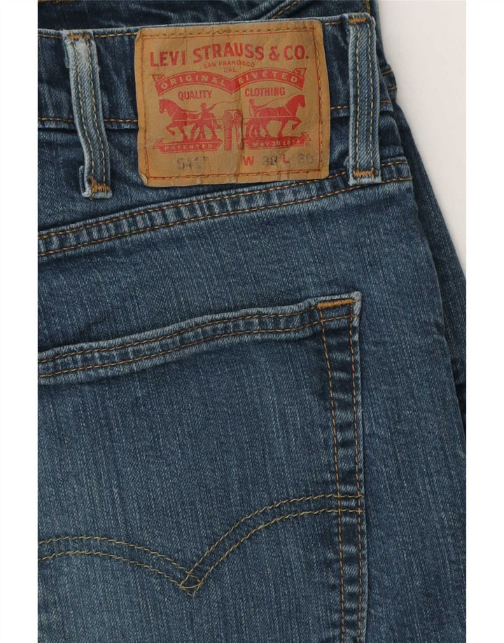Levi's Mens 541 Tapered Jeans W38 L30 Blue Cotton