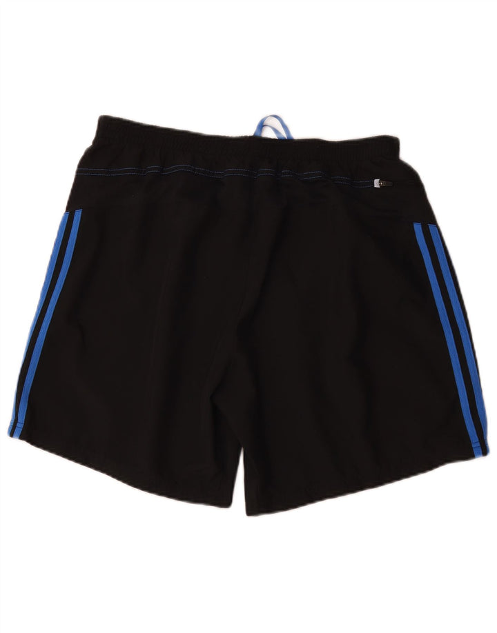Ανδρικό σορτς Adidas Climalite με μεγάλο μαύρο χρώμα πολυεστέρα