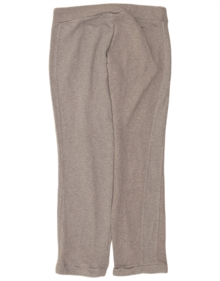 Γυναικεία αθλητική φόρμα γραφικών ADIDAS παντελόνι Joggers UK 12/14 Medium Grey