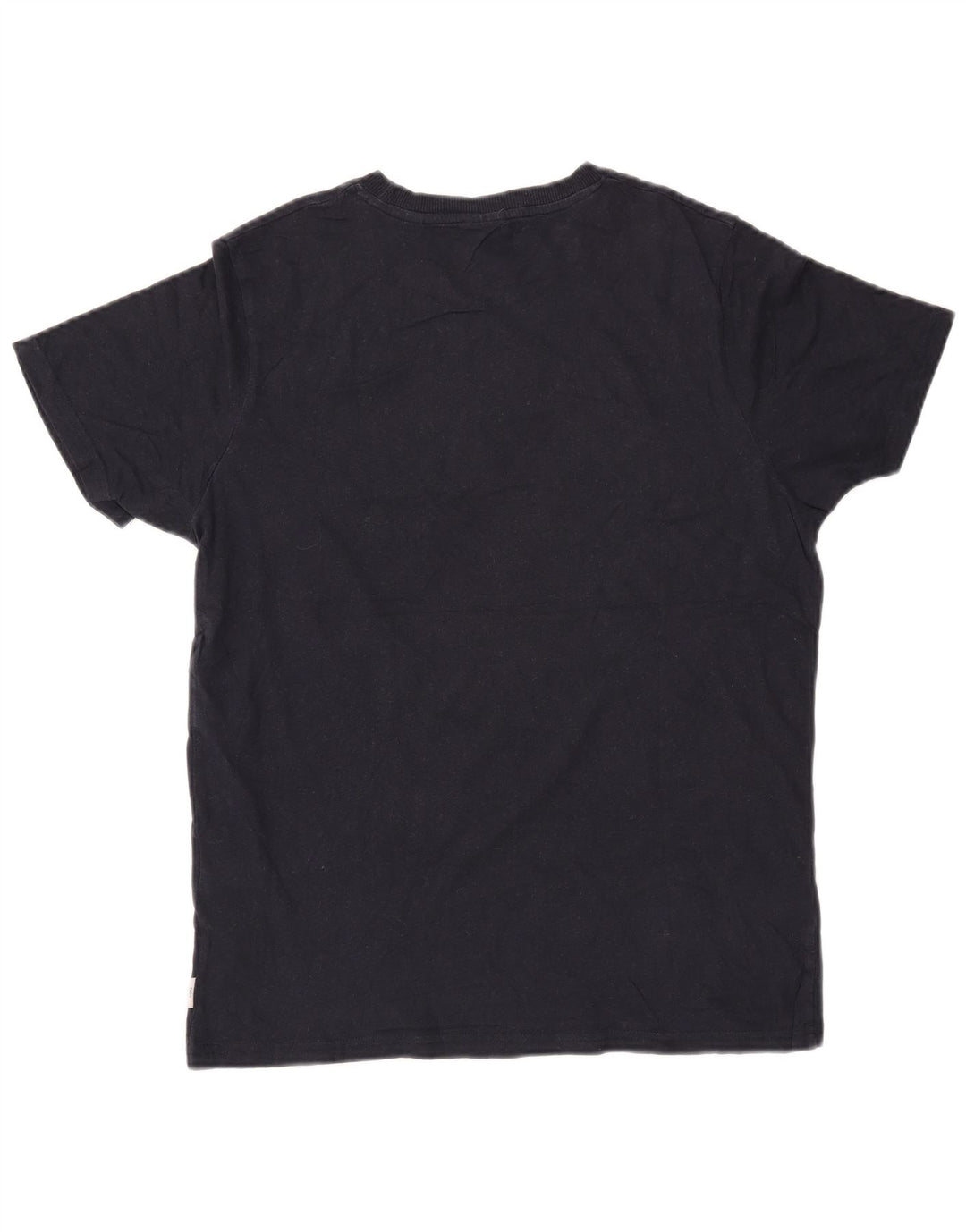 Ανδρικό γραφικό μπλουζάκι JACK & JONES Τοπ μεσαίου μπλε βαμβακερό