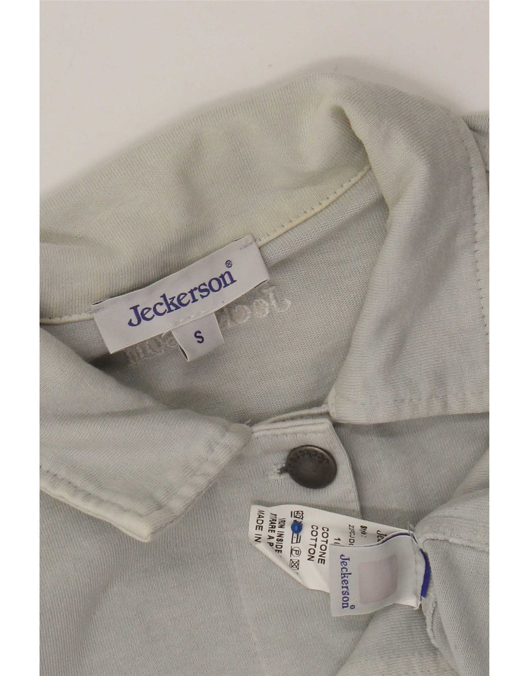 Jeckerson Γυναικείο Bomber Jacket UK 10 Small Blue Cotton