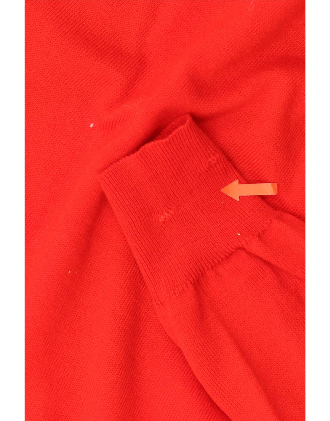 VINTAGE Ανδρικό πουλόβερ με λαιμόκοψη σε μεσαίο κόκκινο Argyle/Diamond