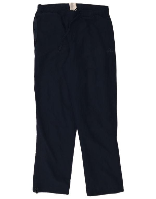 Adidas Mens Climalite Tracksuit Trousers Medium  Navy Blue Polyester
