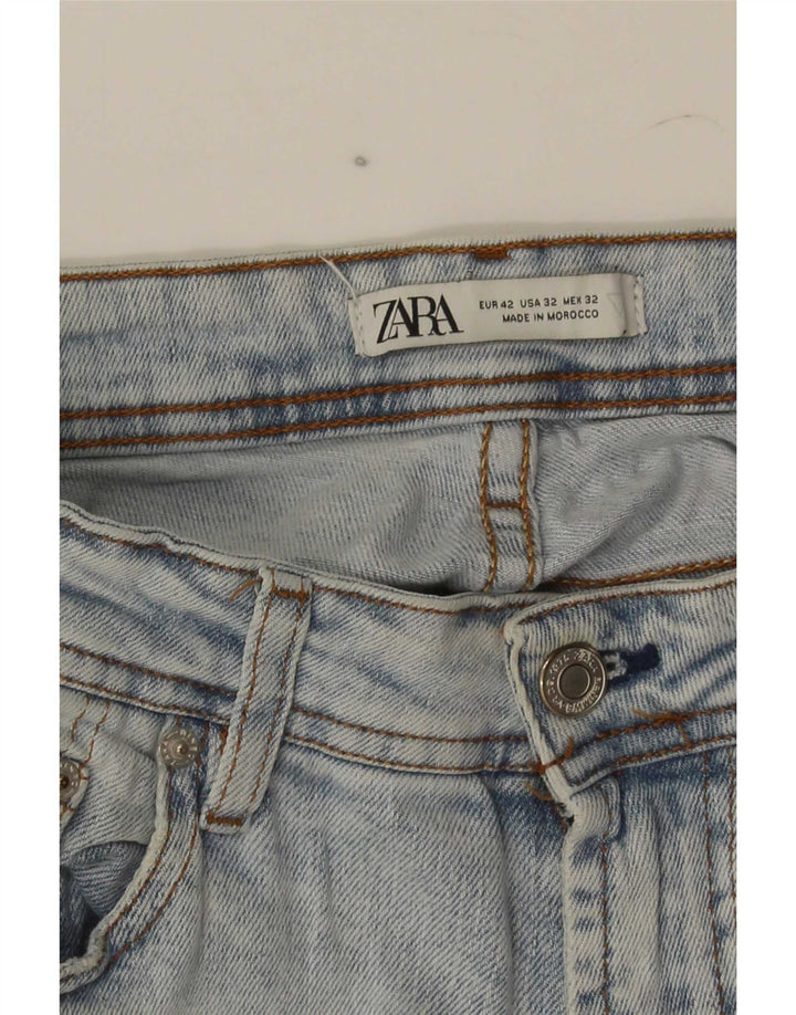 Zara Ανδρικό Slim Jeans EU 42 Large W32 L29 Blue