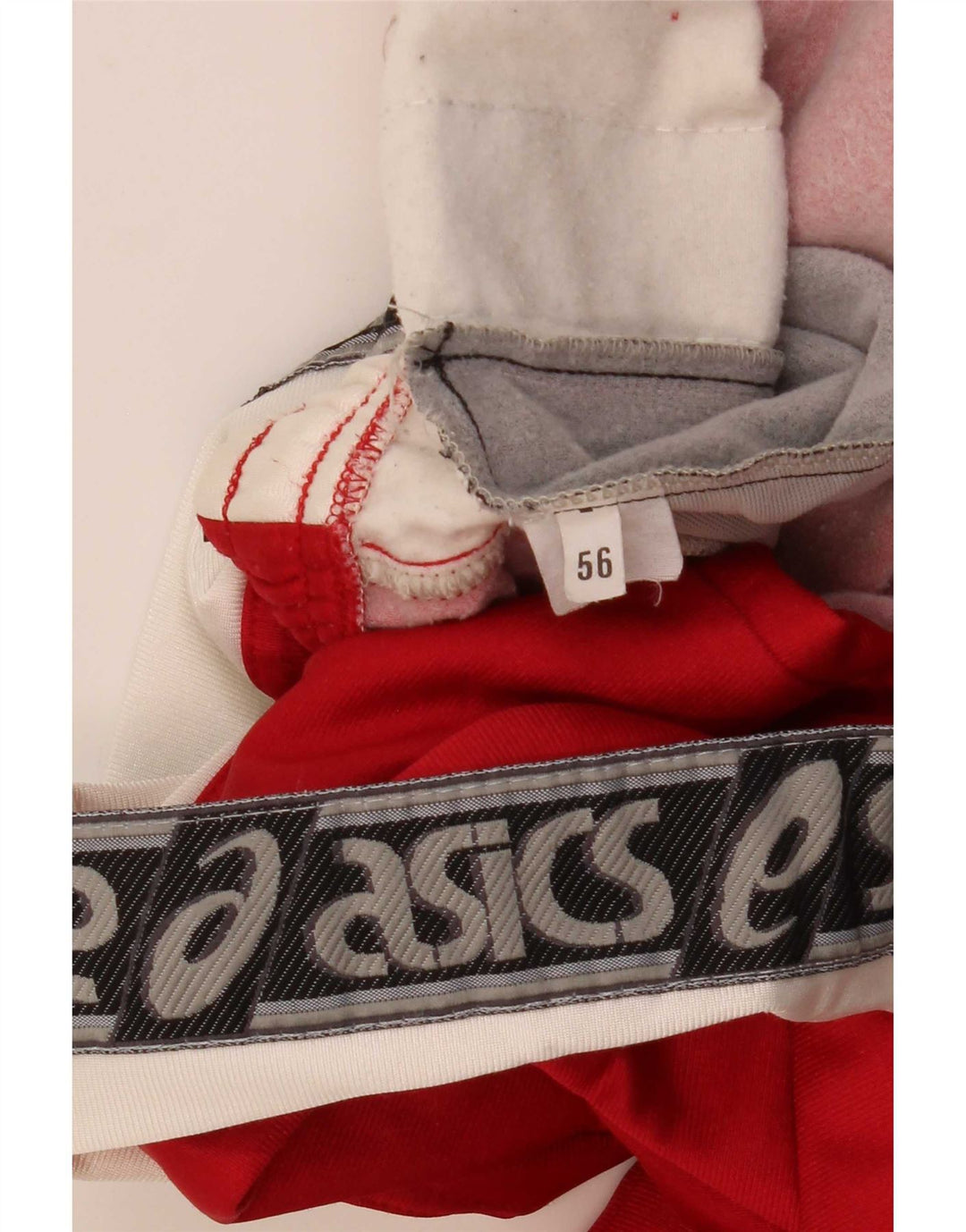 Asics Ανδρικά γραφικά αθλητικά παντελόνια IT 56 XL Red Colourblock Polyamide