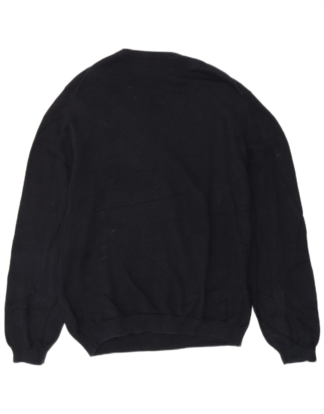 EDDIE BAUER Ανδρικό πουλόβερ με λαιμόκοψη V-λαιμόκοψη μεγάλο μπλε βαμβακερό
