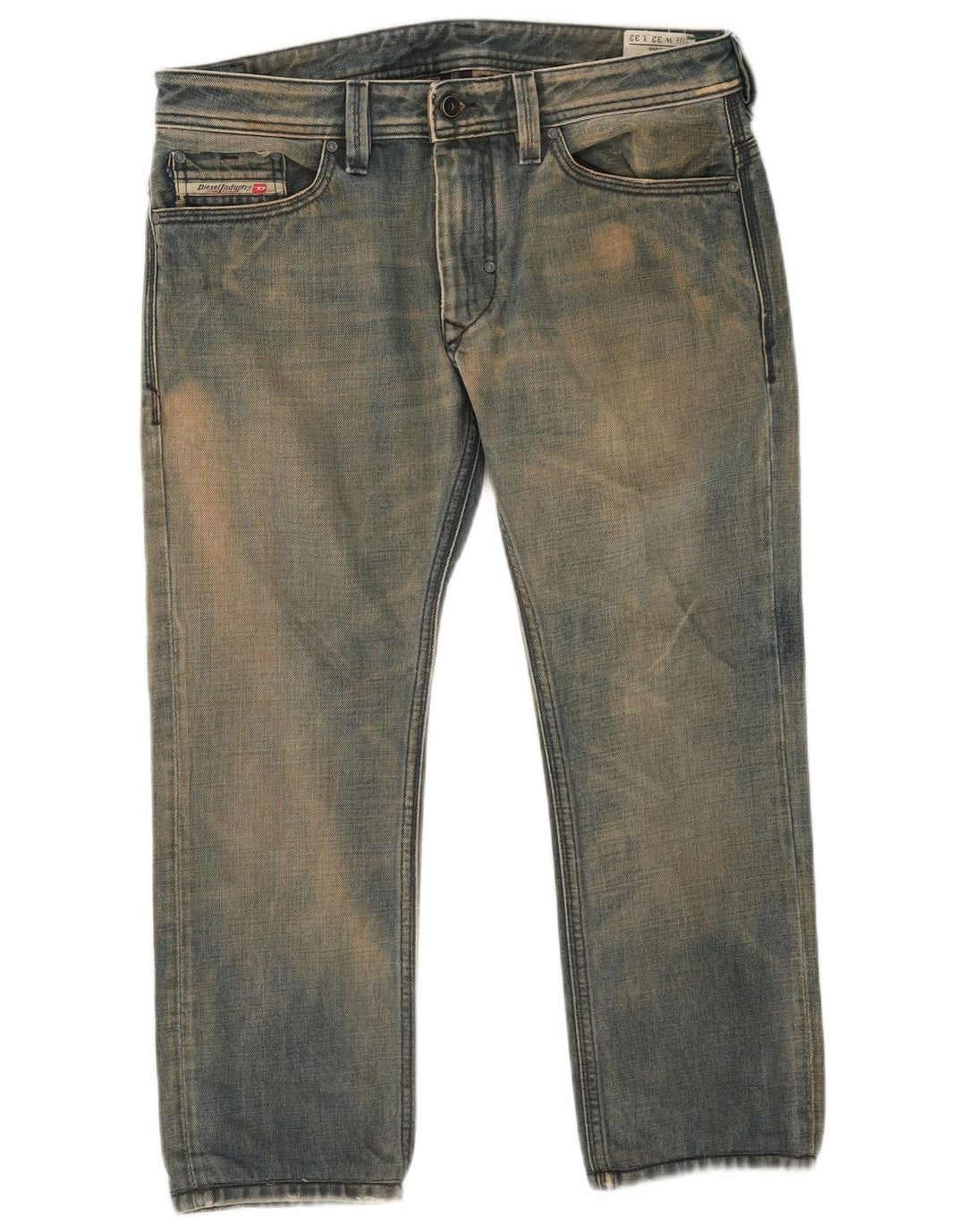 Diesel Ανδρικό Τζιν Thanaz Cropped W32 L24 Μπλε βαμβακερό