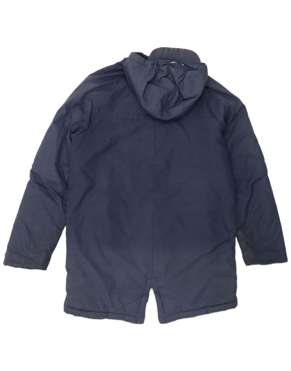 Ανδρικό μπουφάν Nike με κουκούλα UK 40 Large Navy Blue Polyester