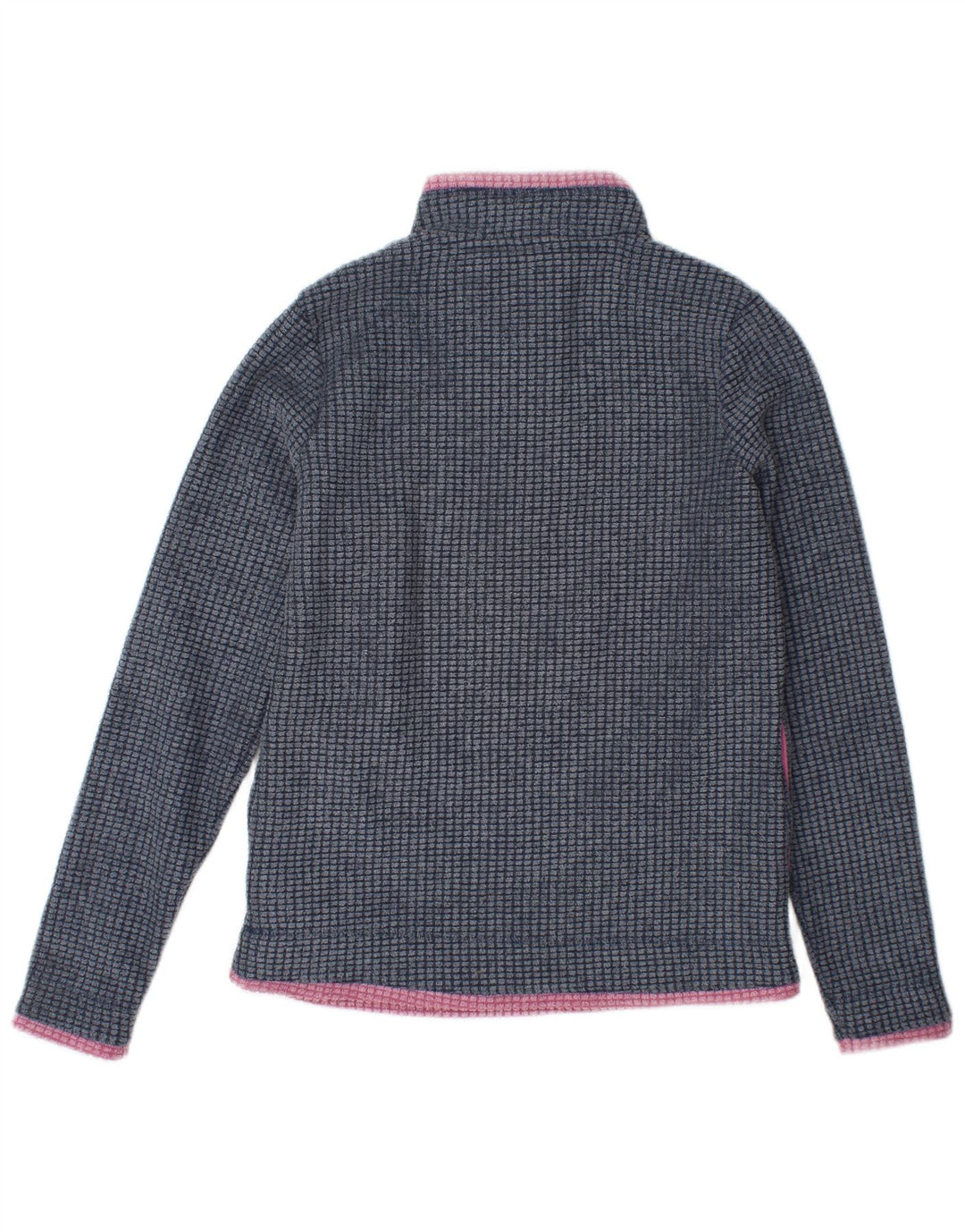 Weird Fish Γυναικείο φερμουάρ με λαιμόκοψη Fleece Jumper UK 8 Small Blue Polyester