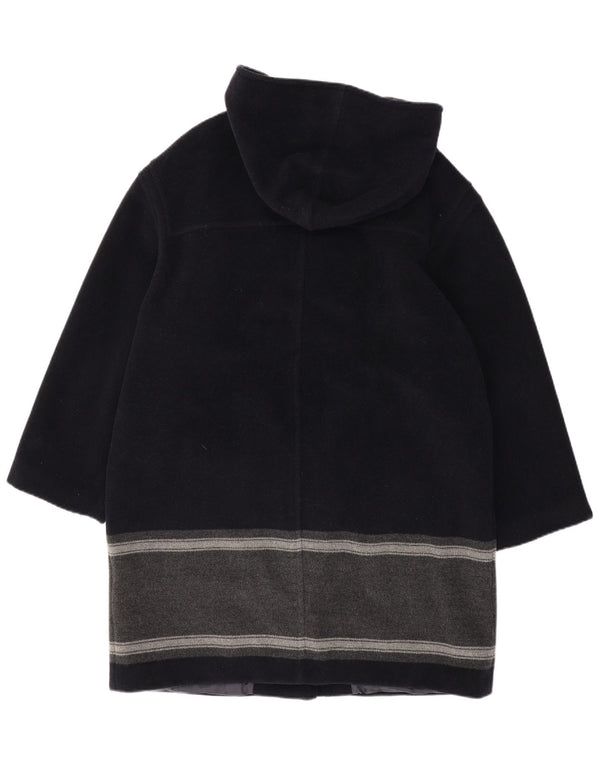 Max & Co. Γυναικείο παλτό Duffle με κουκούλα UK 14 Large Navy Blue Colourblock