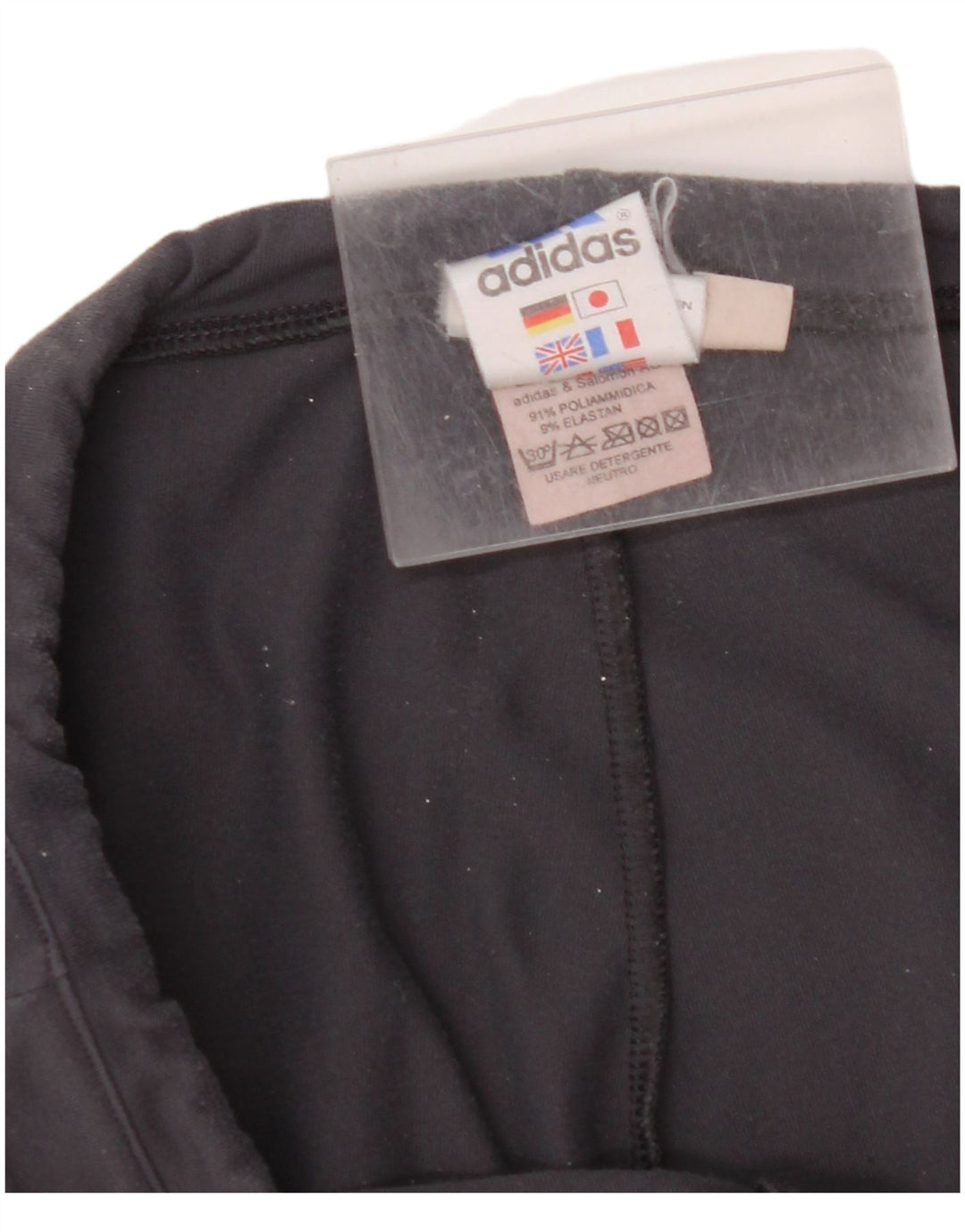 Γυναικεία αθλητική φόρμα ADIDAS Παντελόνι UK 16 Large Navy Blue Polyamide