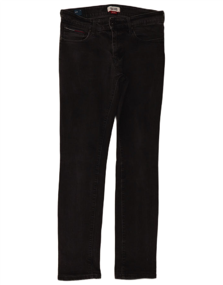 Tommy Hilfiger Ανδρικό Slim Jeans W32 L32 Μαύρο βαμβακερό